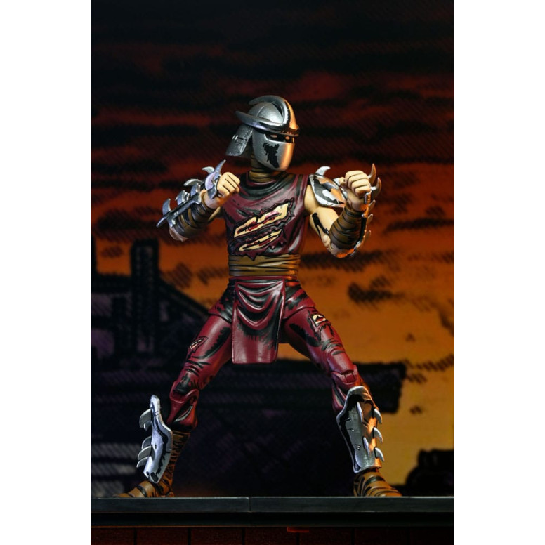 NECA - Mirage Comics - BATTLE DAMAGED SHREDDER (Klassische Farben) - TMNT - Teenage Mutant Ninja Turtles