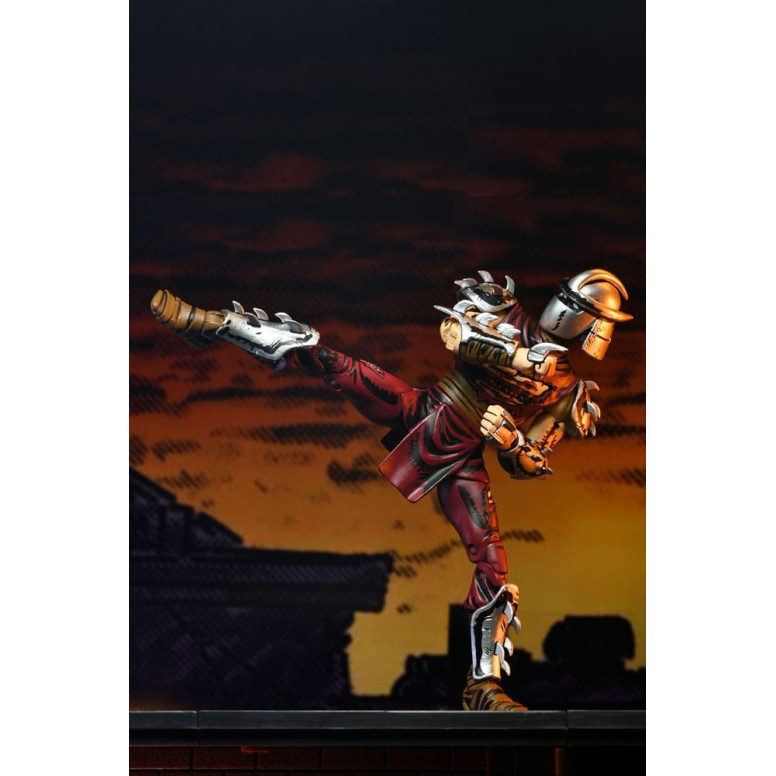 NECA - Mirage Comics - BATTLE DAMAGED SHREDDER (Klassische Farben) - TMNT - Teenage Mutant Ninja Turtles