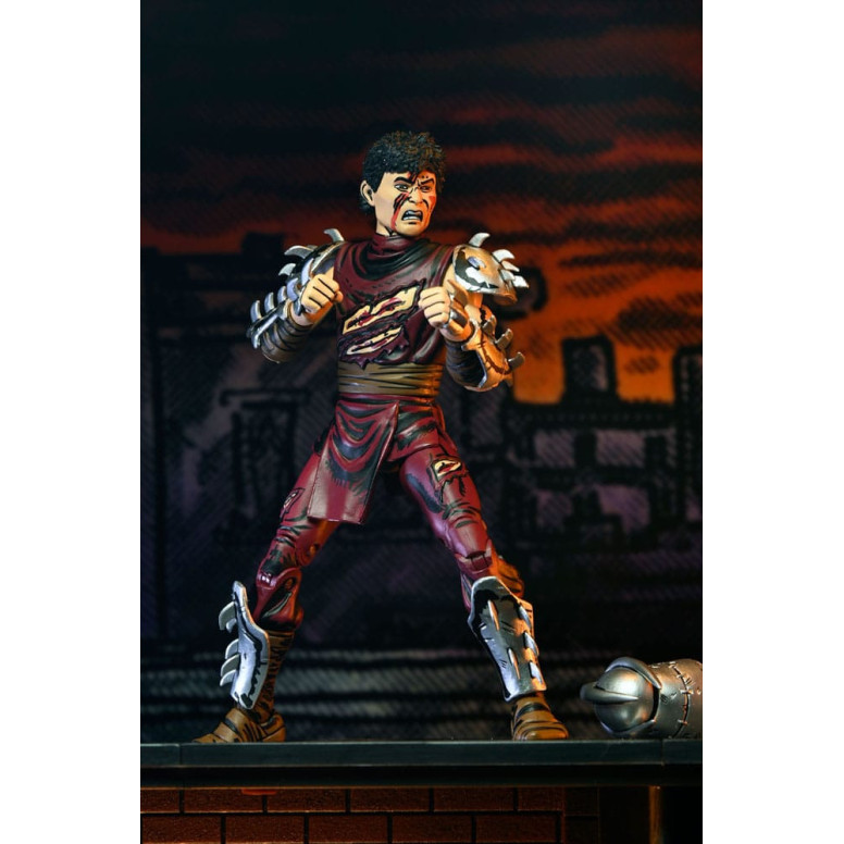 NECA - Mirage Comics - BATTLE DAMAGED SHREDDER (Klassische Farben) - TMNT - Teenage Mutant Ninja Turtles