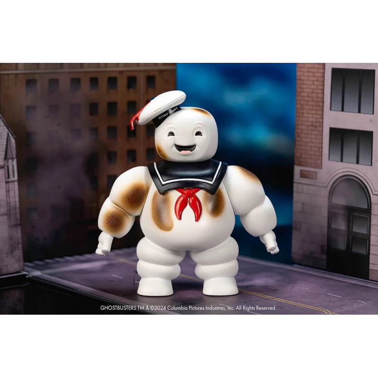 Jada Toys - Ghostbusters Stay Puft Marshmallow Mann mit Cadillac Ecto-1 - Nano Scene 1/64