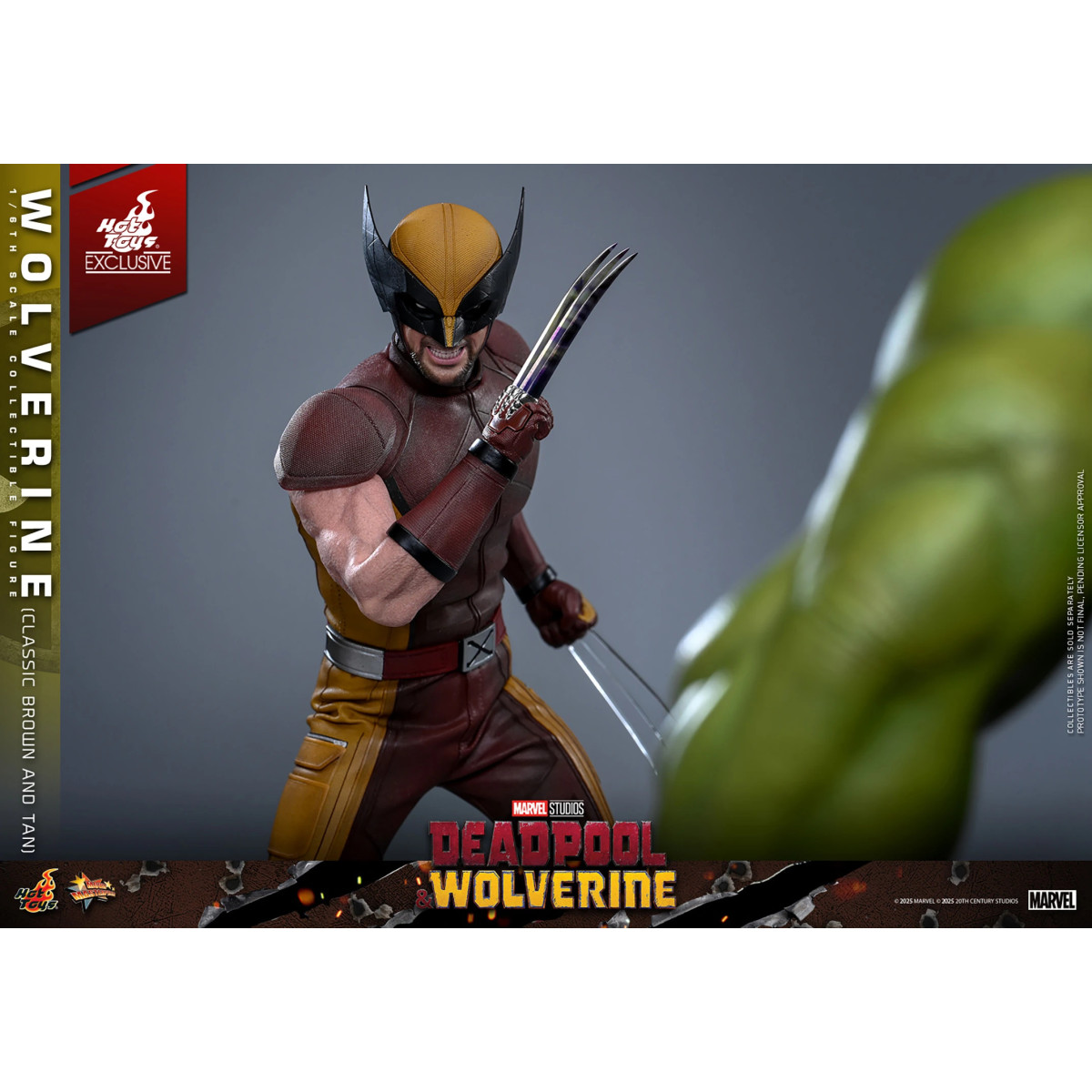 Hot Toys Marvel Deadpool & Wolverine - Wolverine (Classic Brown and Tan) MMS 1/6 Exklusive Edition