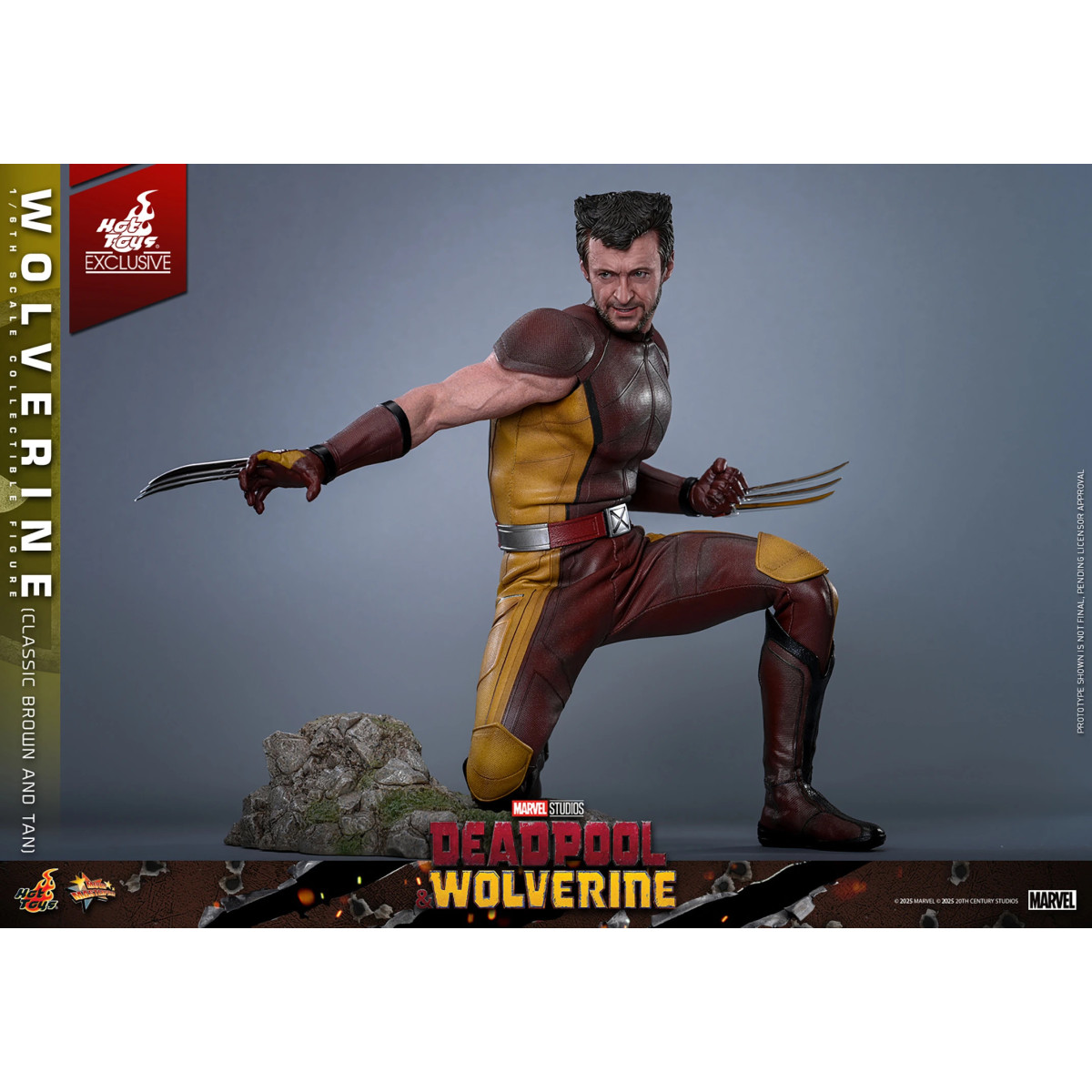 Hot Toys Marvel Deadpool & Wolverine - Wolverine (Classic Brown and Tan) MMS 1/6 Exklusive Edition