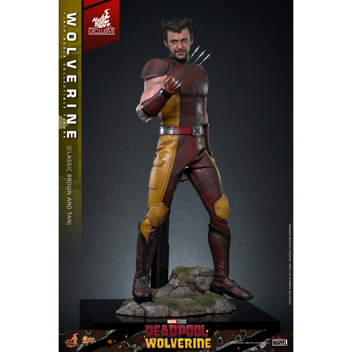 Hot Toys Marvel Deadpool & Wolverine - Wolverine (Classic Brown and Tan) MMS 1/6 Exklusive Edition