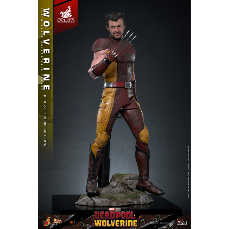 Hot Toys Marvel Deadpool & Wolverine - Wolverine (Classic Brown and Tan) MMS 1/6 Exklusive Edition