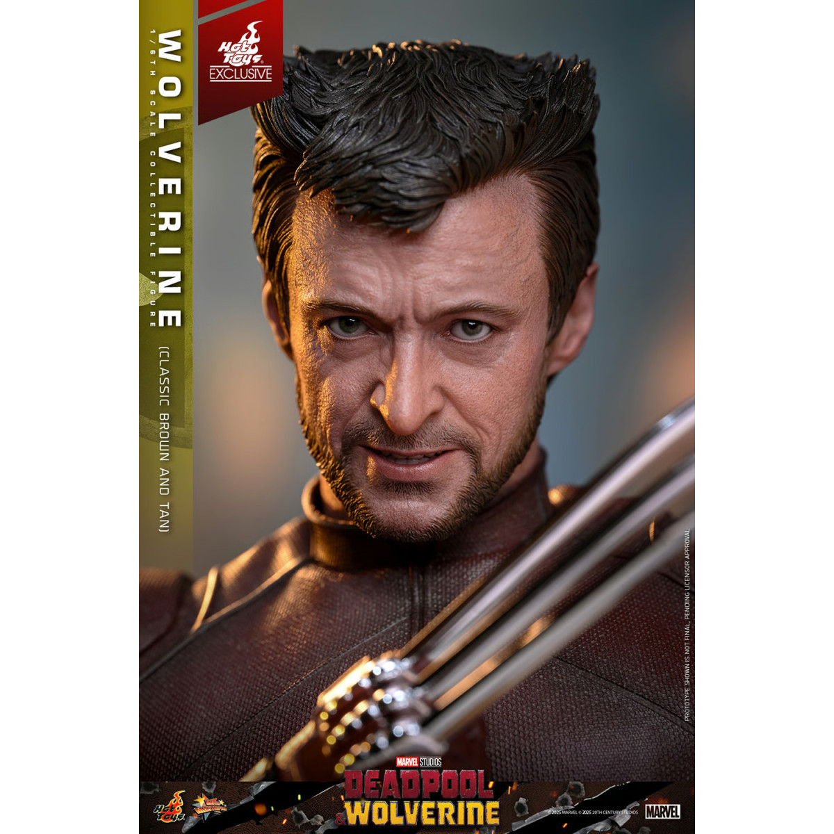 Hot Toys Marvel Deadpool & Wolverine - Wolverine (Classic Brown and Tan) MMS 1/6 Exklusive Edition