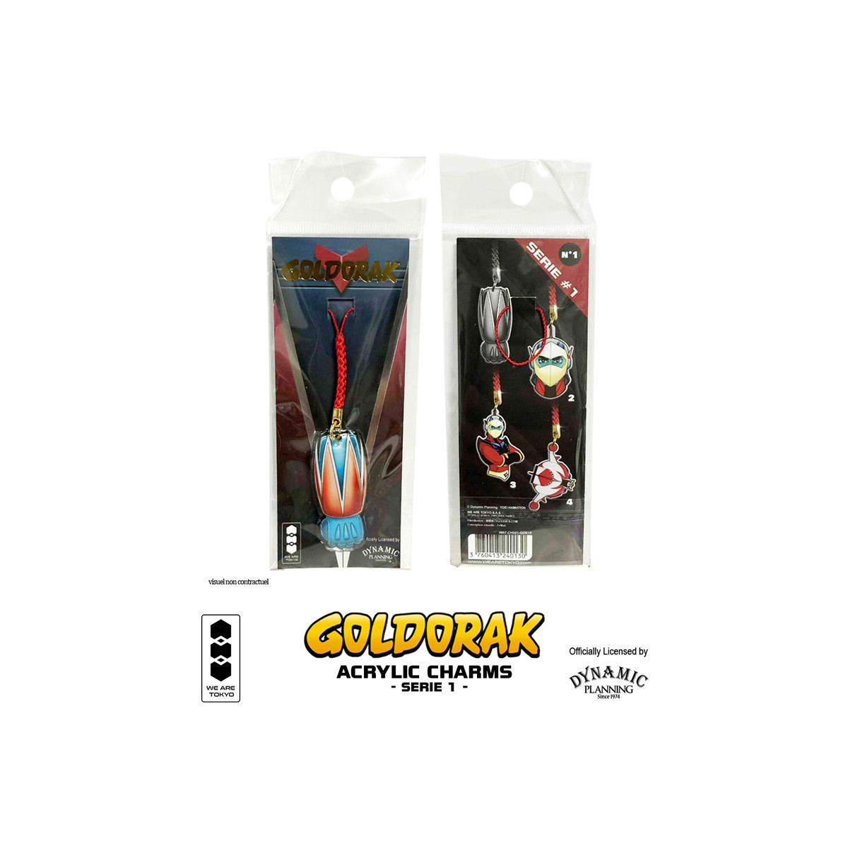 Wir sind Tokio - Goldorak Acryl Charme Serie 1 Fulguro Poing