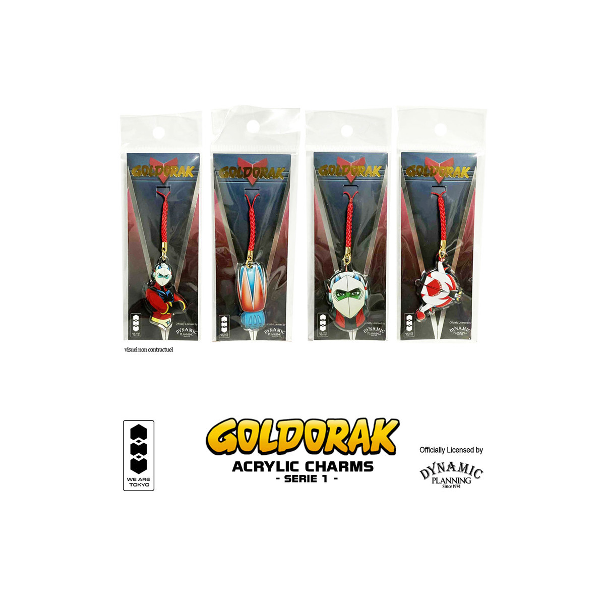 Wir sind Tokio - Goldorak Acryl Charme Serie 1 Actarus Helm
