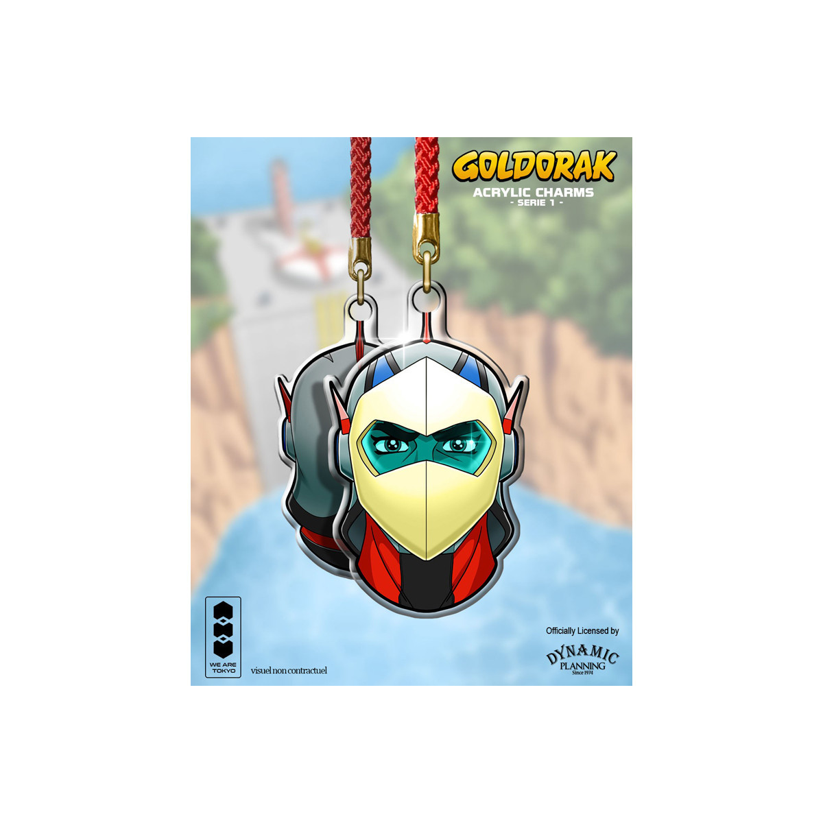 Wir sind Tokio - Goldorak Acryl Charme Serie 1 Actarus Helm