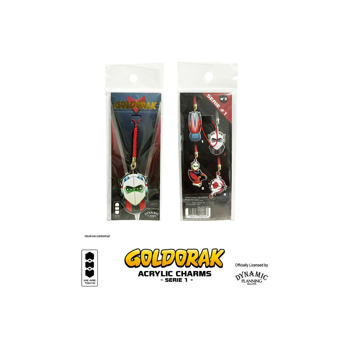 Wir sind Tokio - Goldorak Acryl Charme Serie 1 Actarus Helm