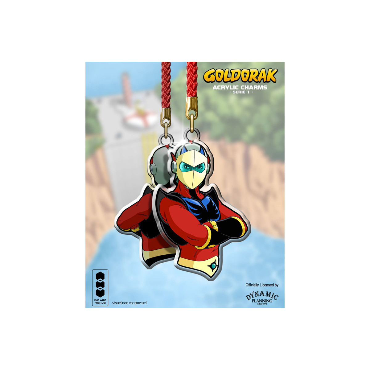 Wir sind Tokio - Goldorak Acryl Charm Serie 1 Büste Actarus