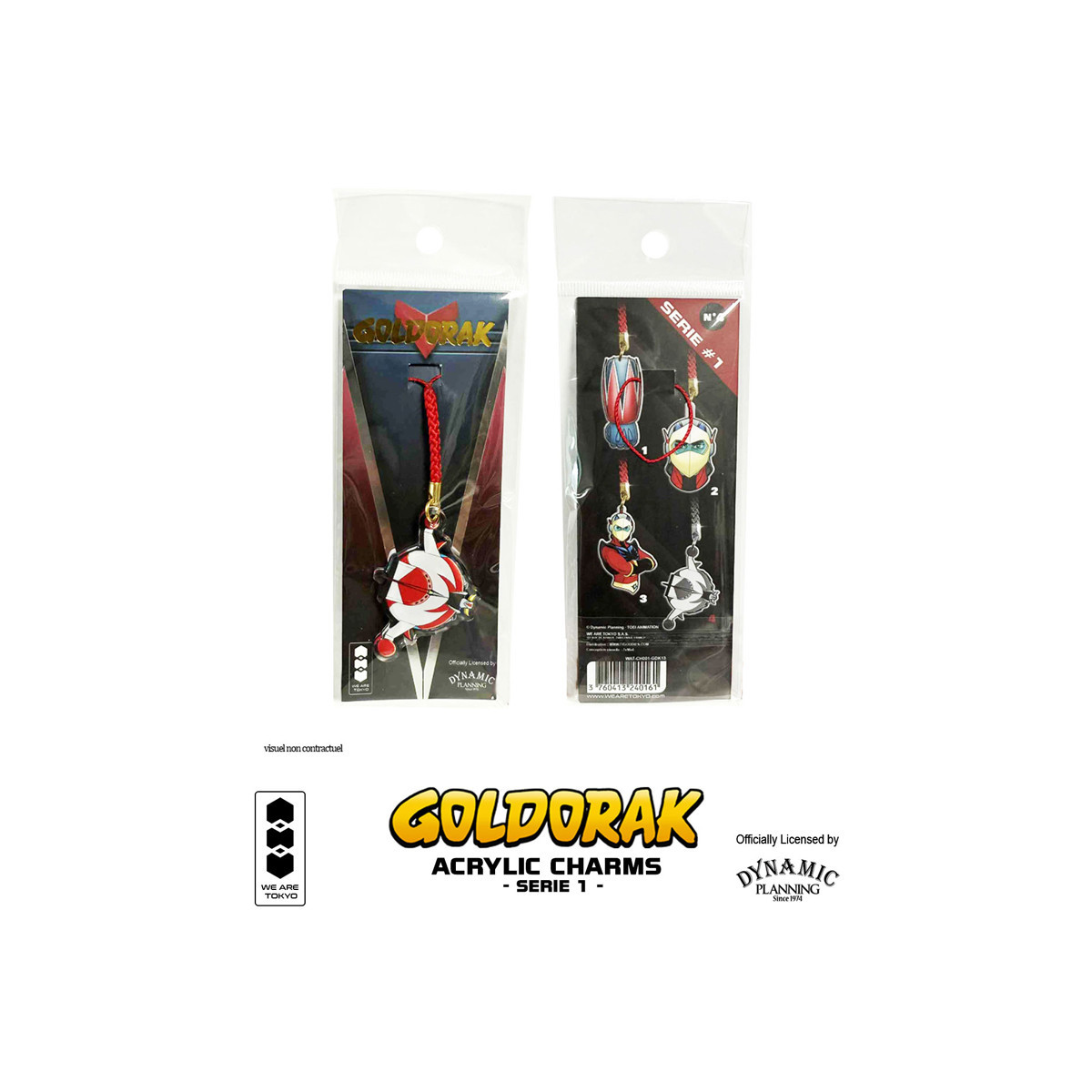 Wir sind Tokio - Goldorak Acryl Charme Serie 1 Spazer