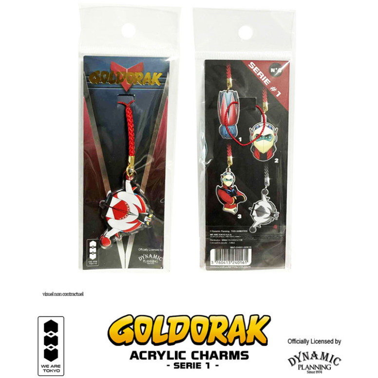 Wir sind Tokio - Goldorak Acryl Charme Serie 1 Spazer