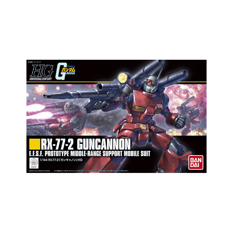 Bandai - Gunpla - Gundam 1/144 HG - RX-77-2 Guncannon - Mobile Suit Gundam UC