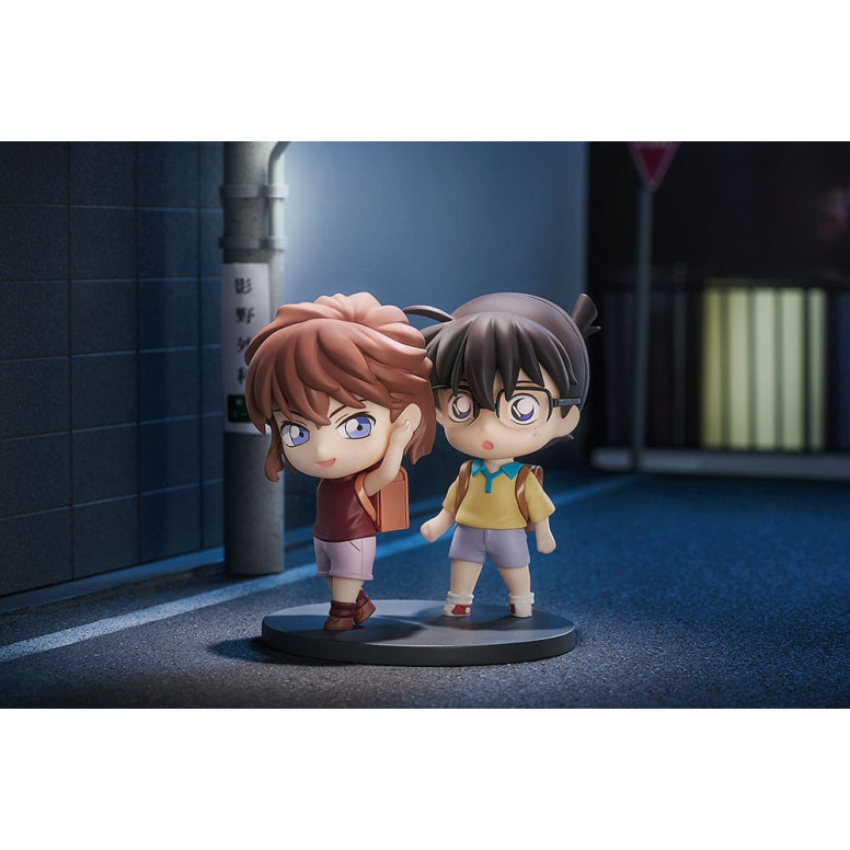 GoodSmile - Qset Conan Edogawa & Ai Haibara - 2er-Pack Detektiv Conan-Figuren