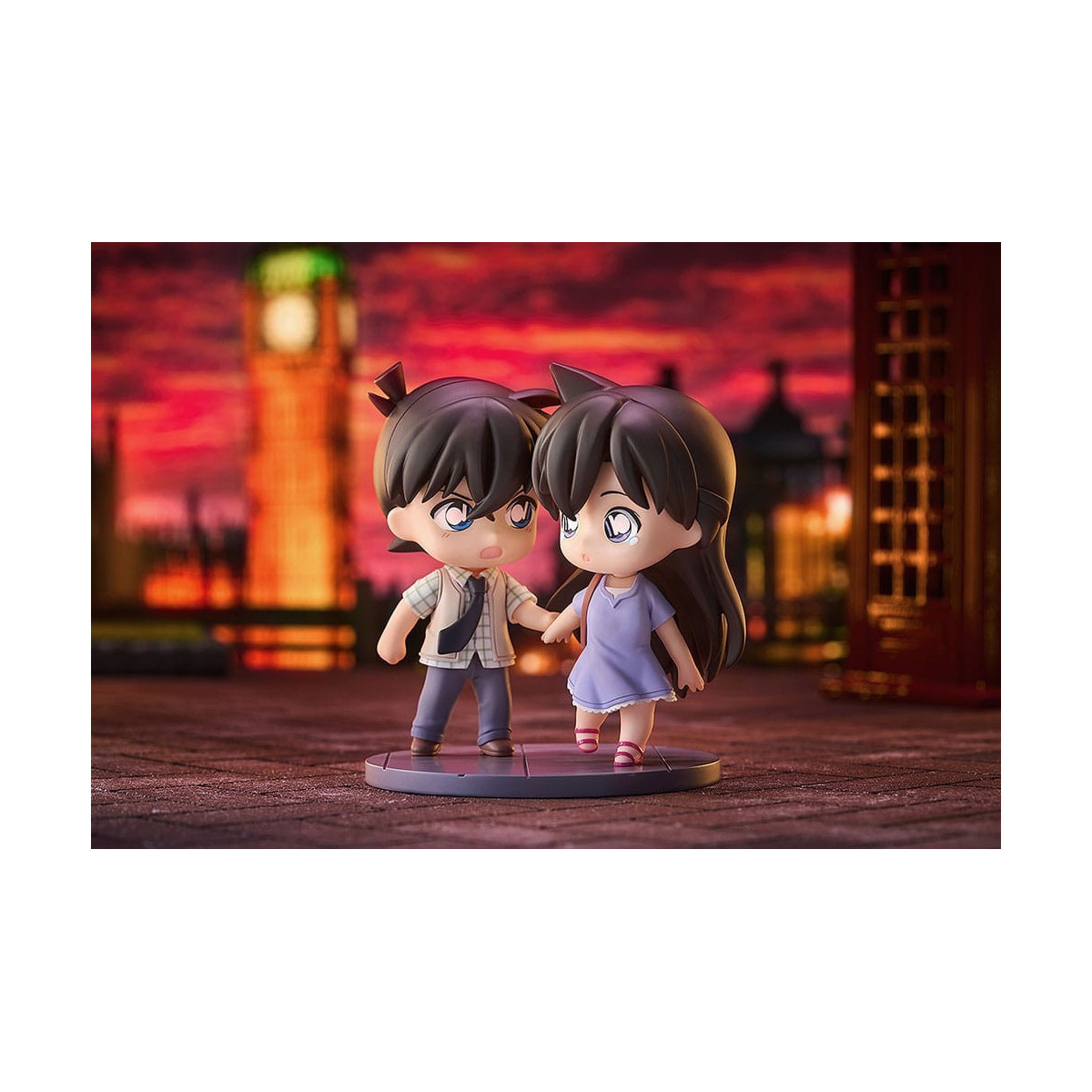 GoodSmile - Qset Shinichi Kudo & Ran Mori - Pack 2 Figuren Detective Conan