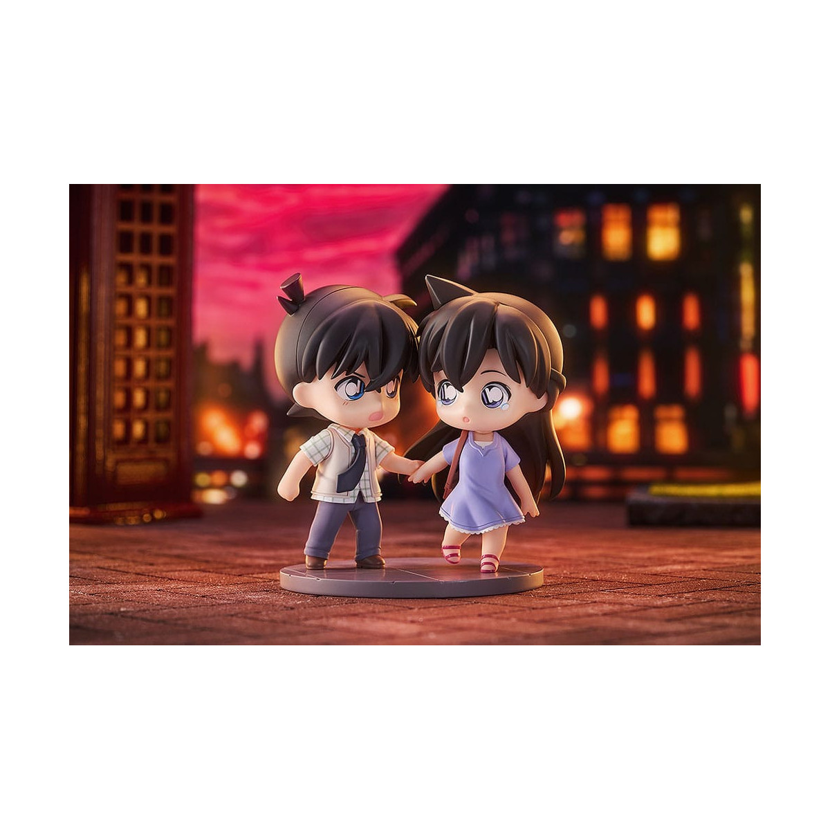 GoodSmile - Qset Shinichi Kudo & Ran Mori - Pack 2 Figuren Detective Conan
