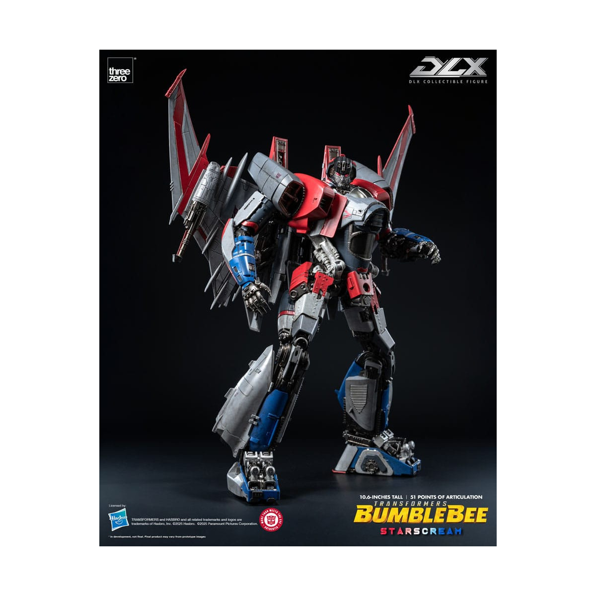 Three Zero Transformers - DLX STARSCREAM 1/6 - Transformers: Bumblebee