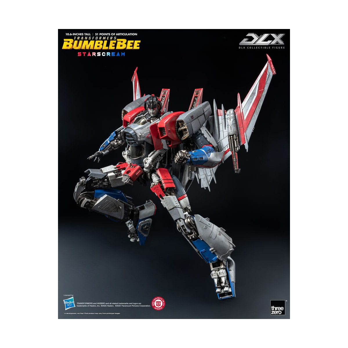 Three Zero Transformers - DLX STARSCREAM 1/6 - Transformers: Bumblebee