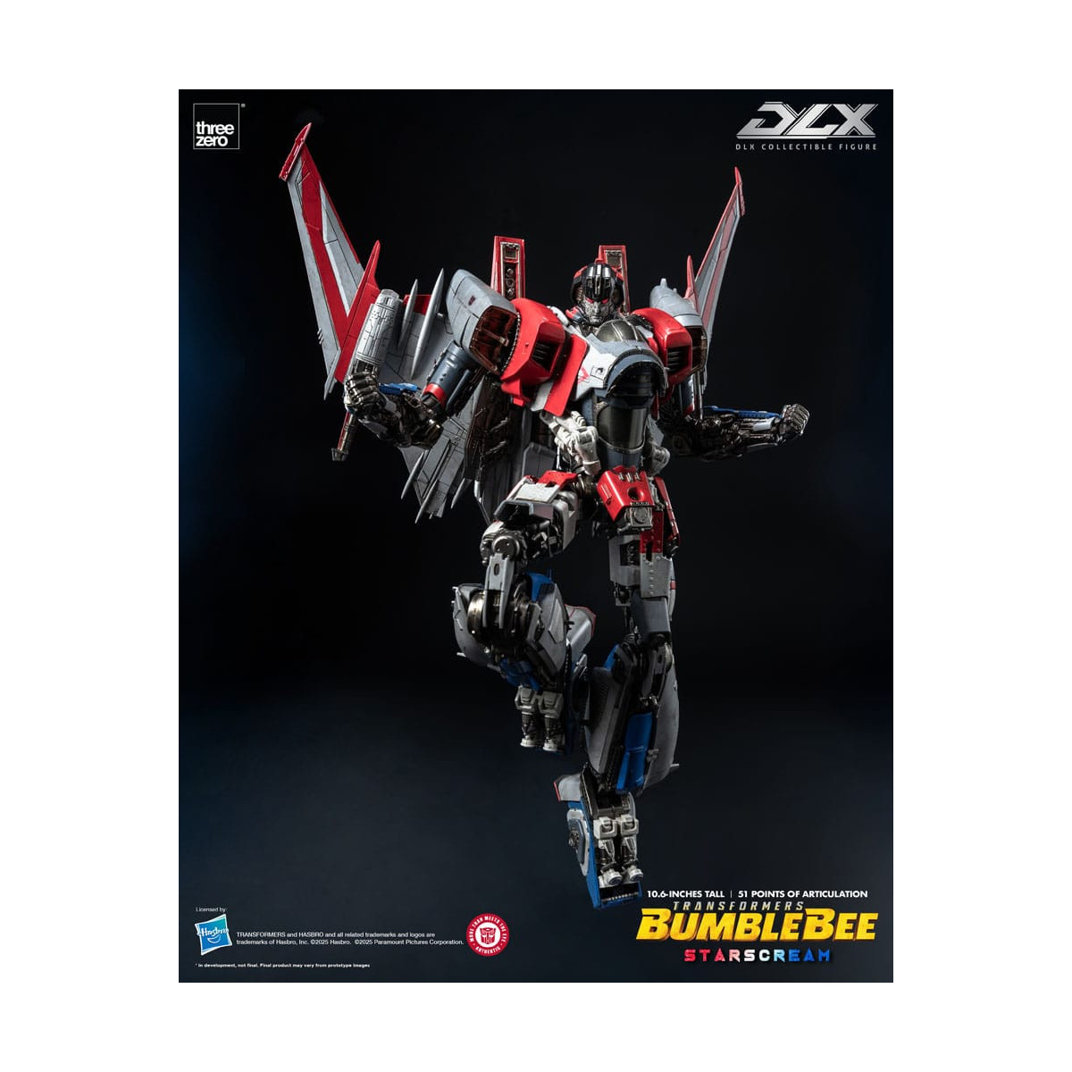 Three Zero Transformers - DLX STARSCREAM 1/6 - Transformers: Bumblebee