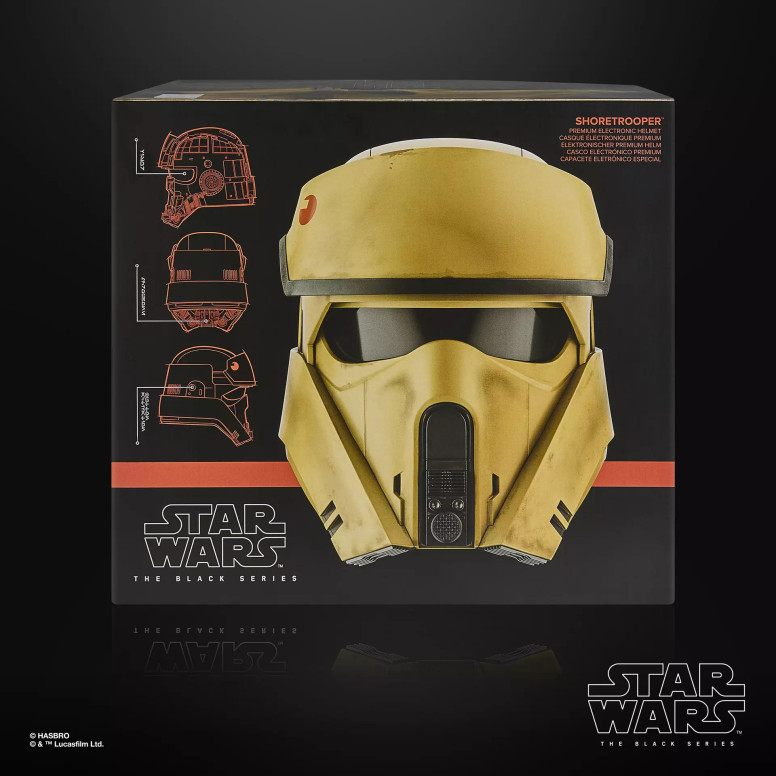 Hasbro Star Wars The Black Series - Elektronischer Shoretrooper-Helm - Andor