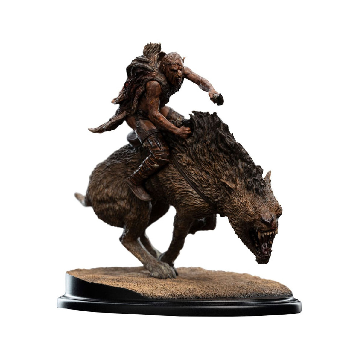 Weta - Sharkû auf Warg Miniatur Statue 1/10 - Der Herr der Ringe - LOTR
