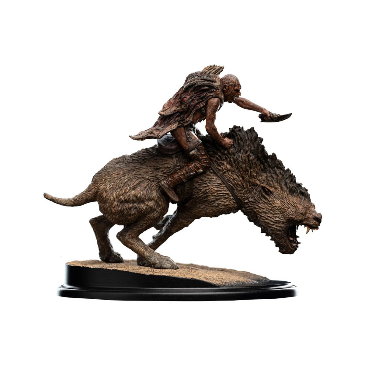 Weta - Sharkû auf Warg Miniatur Statue 1/10 - Der Herr der Ringe - LOTR