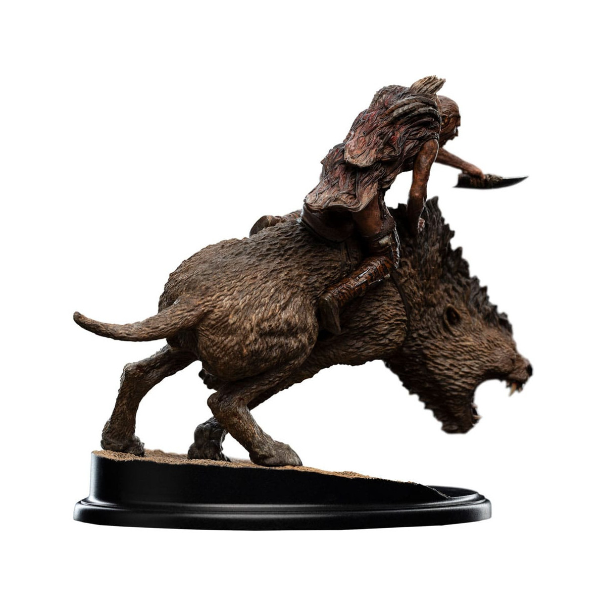 Weta - Sharkû auf Warg Miniatur Statue 1/10 - Der Herr der Ringe - LOTR