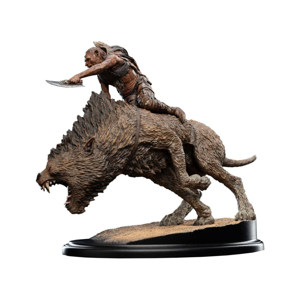 Weta - Sharkû auf Warg Miniatur Statue 1/10 - Der Herr der Ringe - LOTR