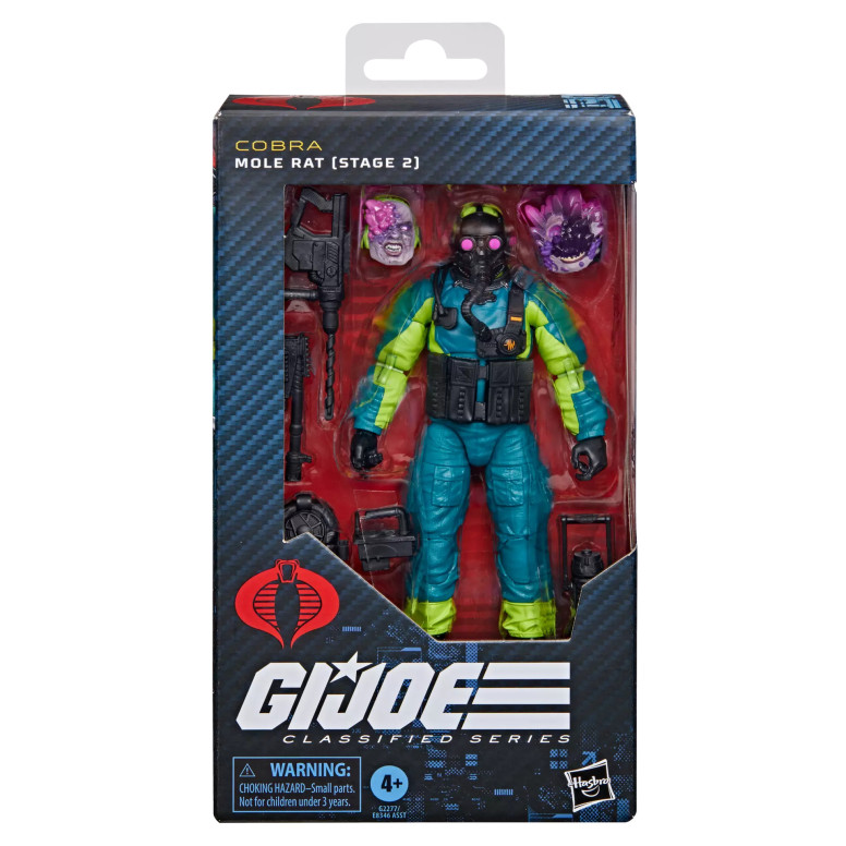 Hasbro G.I.JOE Klassifizierte Serie - Maulwurf-Ratte (Phase 2) - Ratten-Taupe (Phase 2)