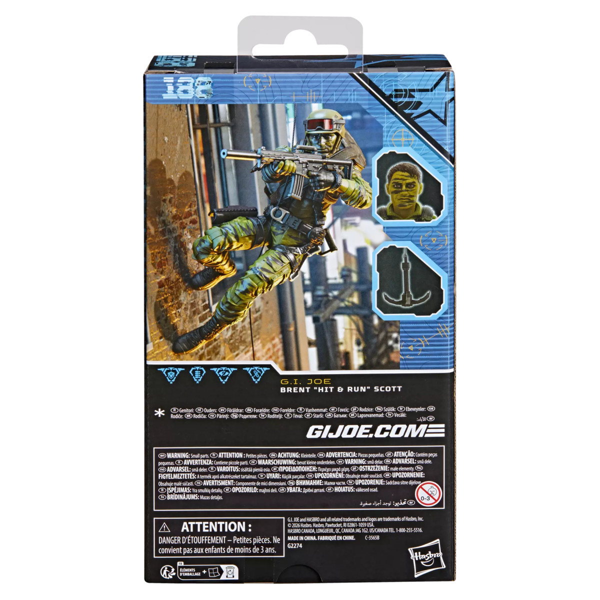 Hasbro G.I.JOE Klassifizierte Serie - Brent "Hit & Run" Scott