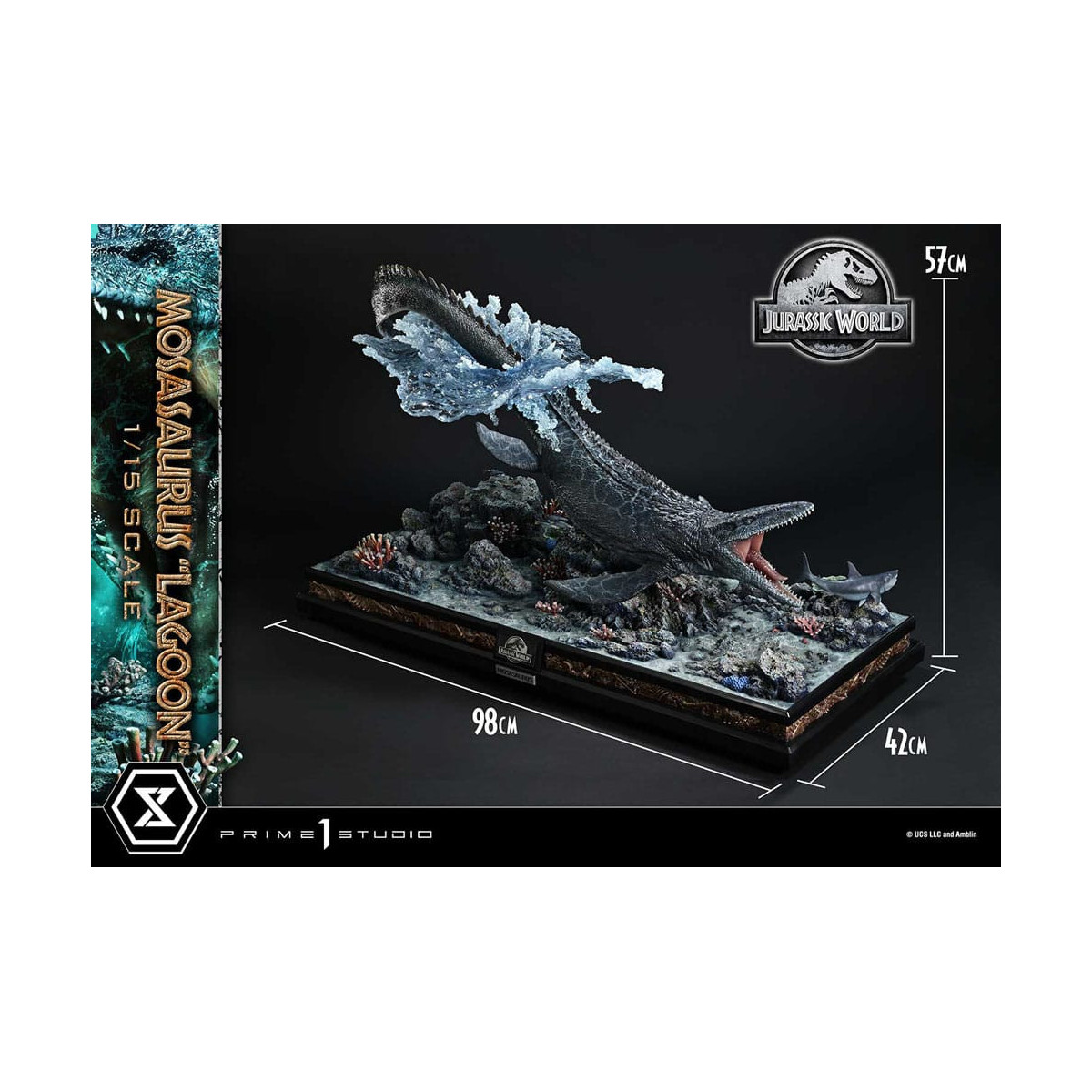 Prime 1 Studio - Jurassic World - Mosasaurus "Lagune" Vermächtnis Museum Sammlung 1/15