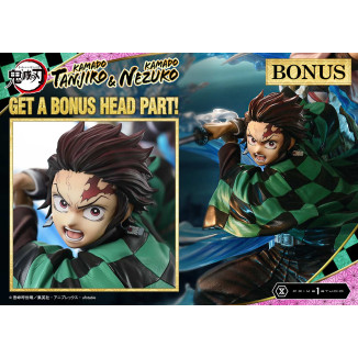 Prime 1 Studio - KAMADO TANJIRO & KAMADO NEZUKO Ultimative Bonus Version - Dämonenjäger Konzept Masterline Serie 1/6