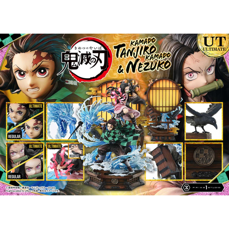 Prime 1 Studio - KAMADO TANJIRO & KAMADO NEZUKO Ultimative Bonus Version - Dämonenjäger Konzept Masterline Serie 1/6