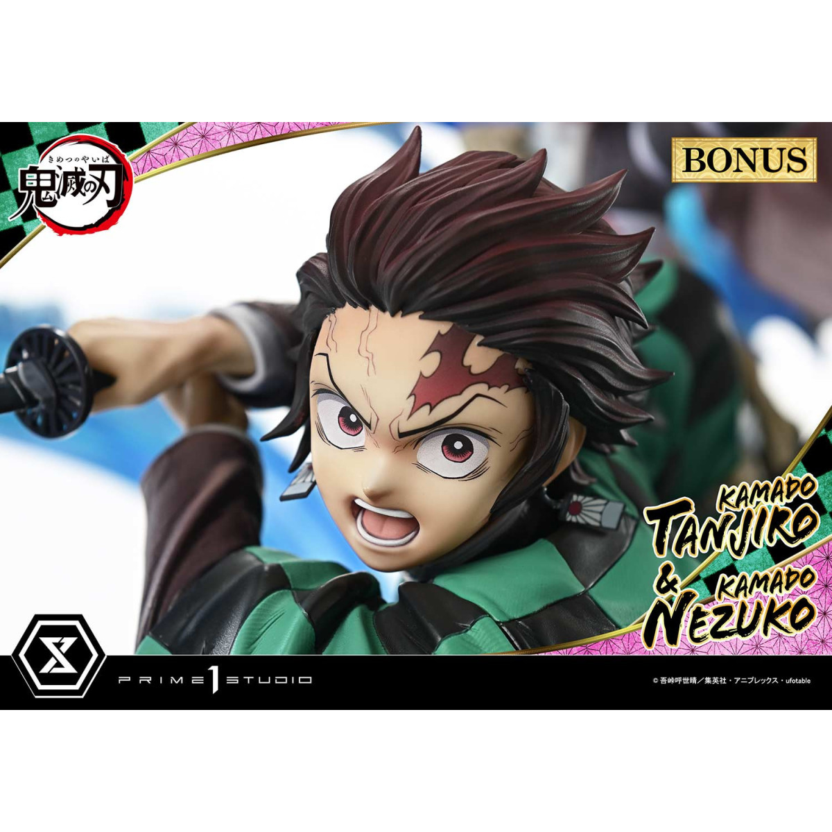 Prime 1 Studio - KAMADO TANJIRO & KAMADO NEZUKO Ultimative Bonus Version - Dämonenjäger Konzept Masterline Serie 1/6