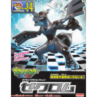 Bandai - Pokepla 14 - ZEKROM Model Kit Pokemon - Pokemon Select Serie Zekromu