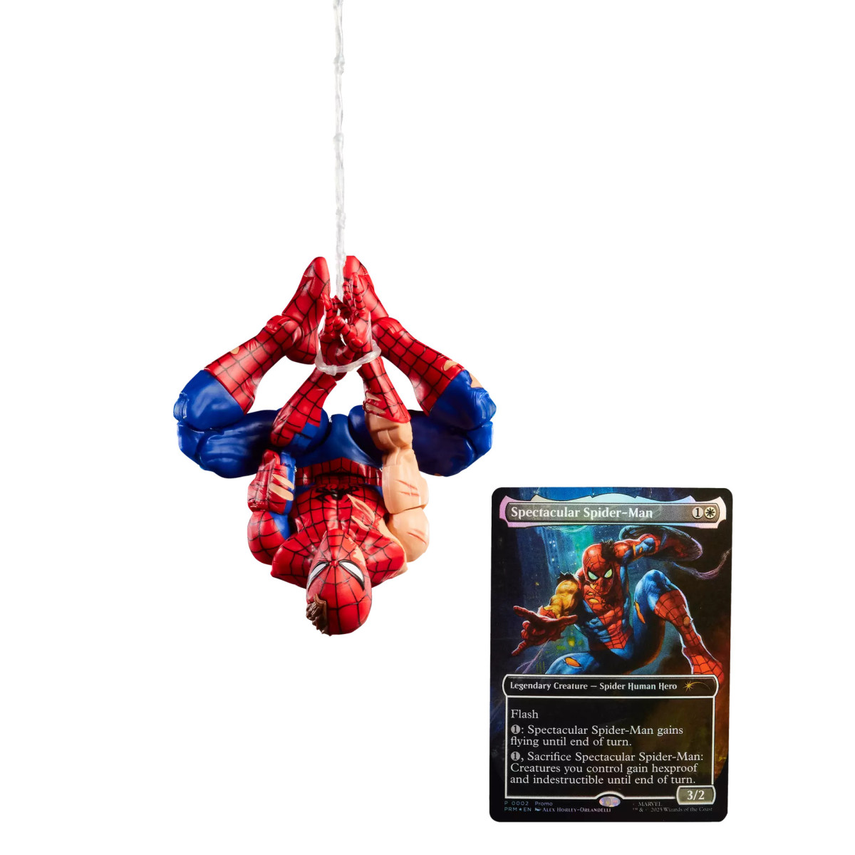 Marvel Legends - Magic: The Gathering Schlacht beschädigt Spider-Man