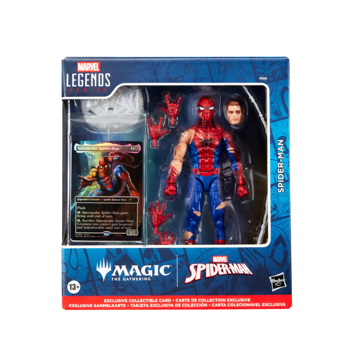 Marvel Legends - Magic: The Gathering Schlacht beschädigt Spider-Man