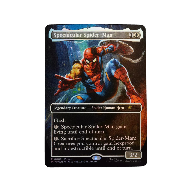 Marvel Legends - Magic: The Gathering Schlacht beschädigt Spider-Man