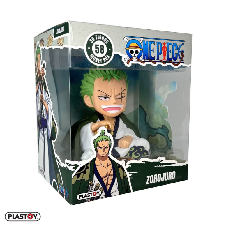 Plastoy - Zorojuro Sparschwein - One Piece Figur