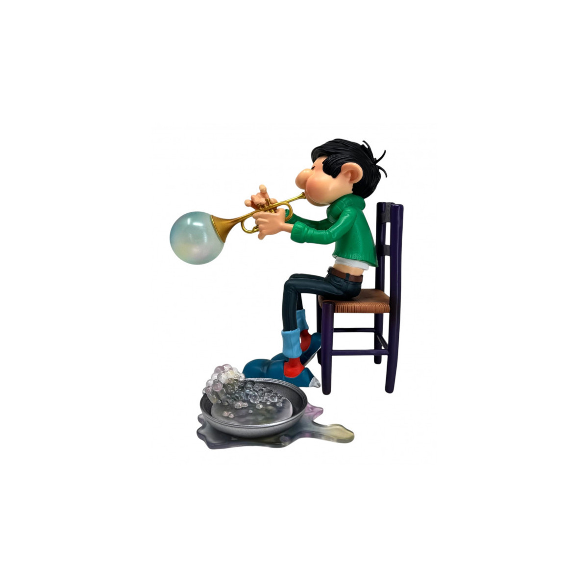 Plastoy Gaston Lagaffe - Gaston Lagaffe, Seifenblasentrompete