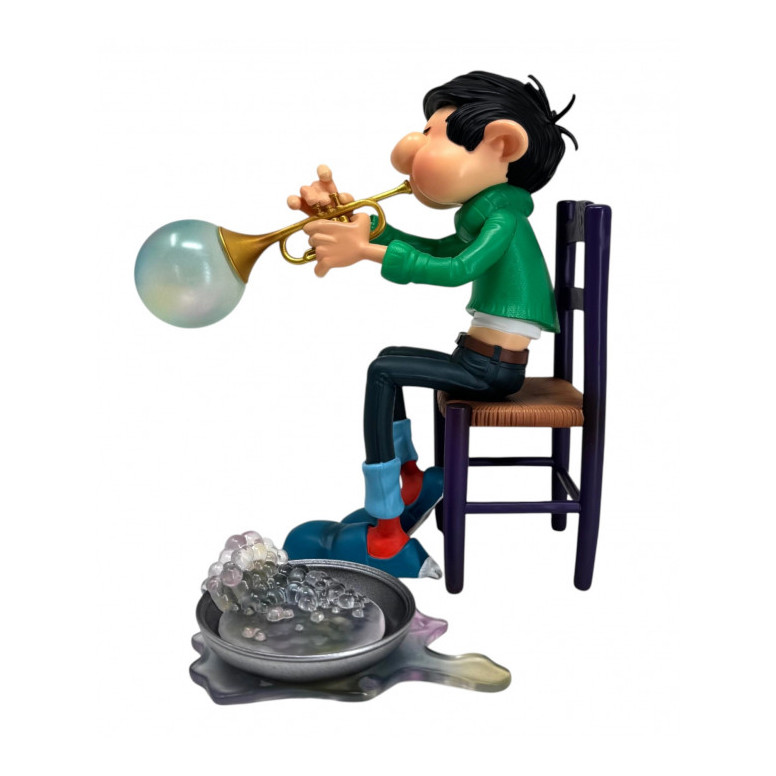 Plastoy Gaston Lagaffe - Gaston Lagaffe, Seifenblasentrompete