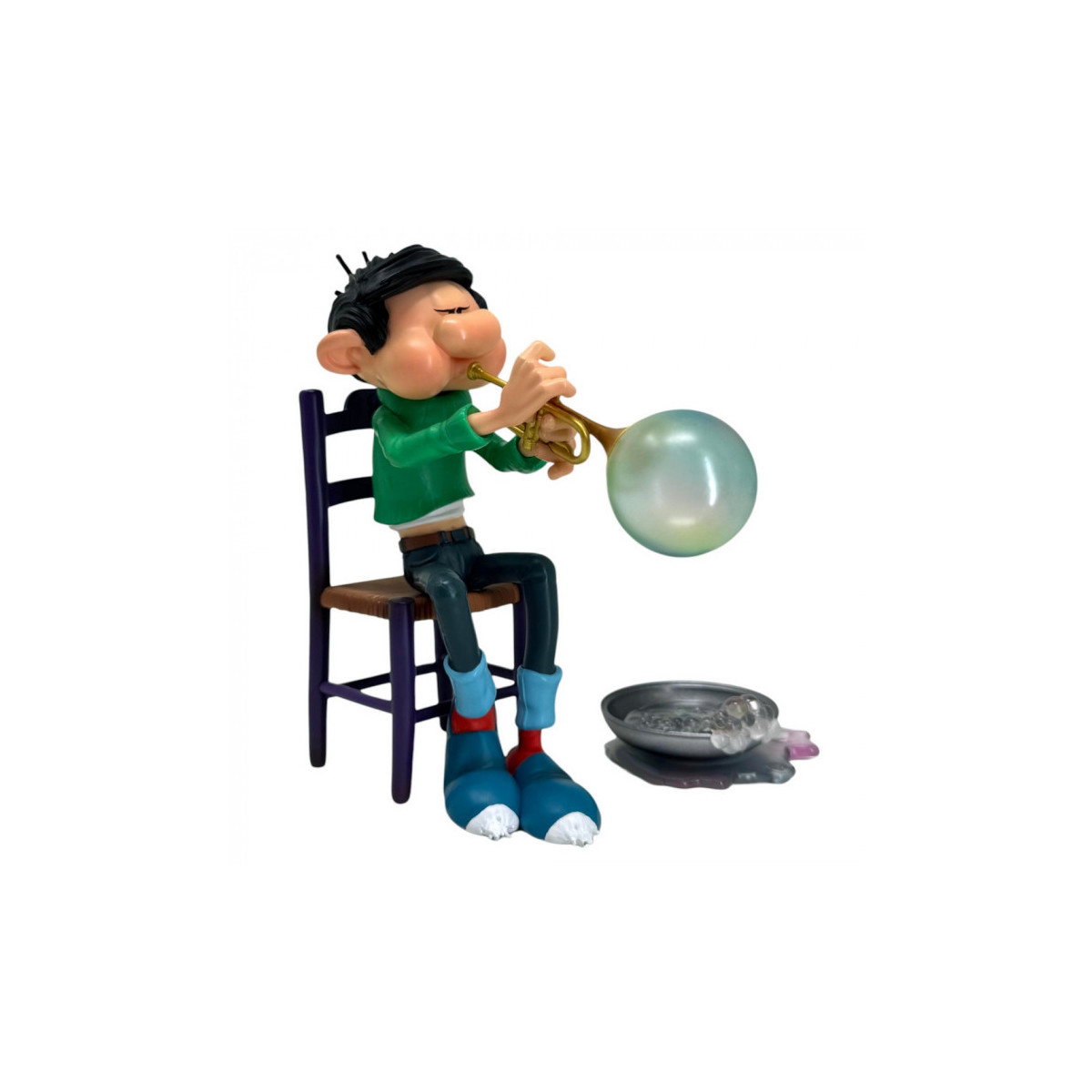 Plastoy Gaston Lagaffe - Gaston Lagaffe, Seifenblasentrompete
