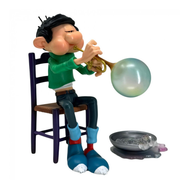 Plastoy Gaston Lagaffe - Gaston Lagaffe, Seifenblasentrompete