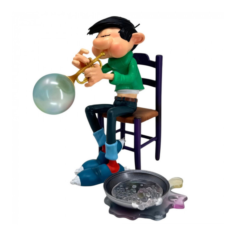 Plastoy Gaston Lagaffe - Gaston Lagaffe, Seifenblasentrompete