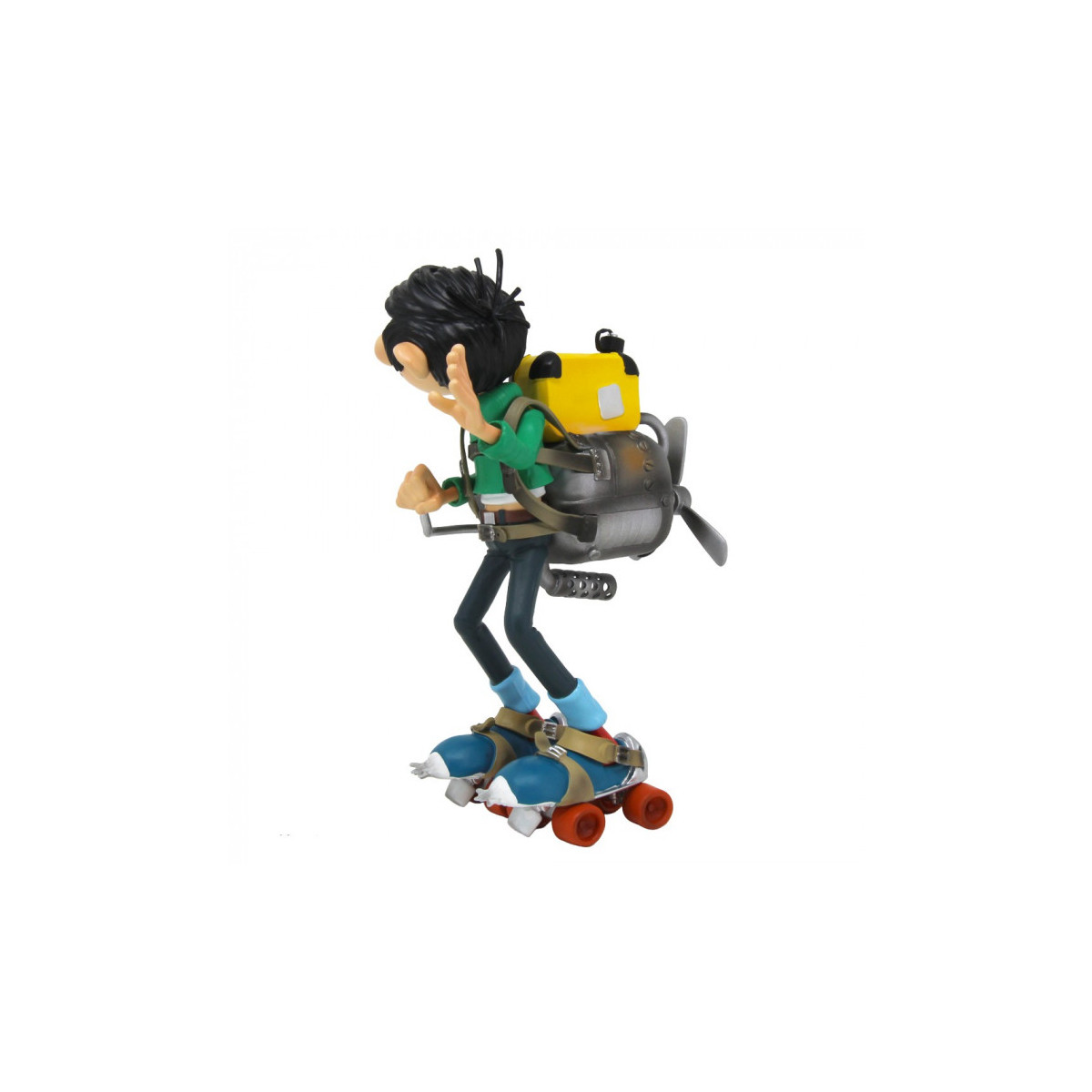 Plastoy Gaston Lagaffe - Gaston Lagaffe, Motor auf Rollschuhen