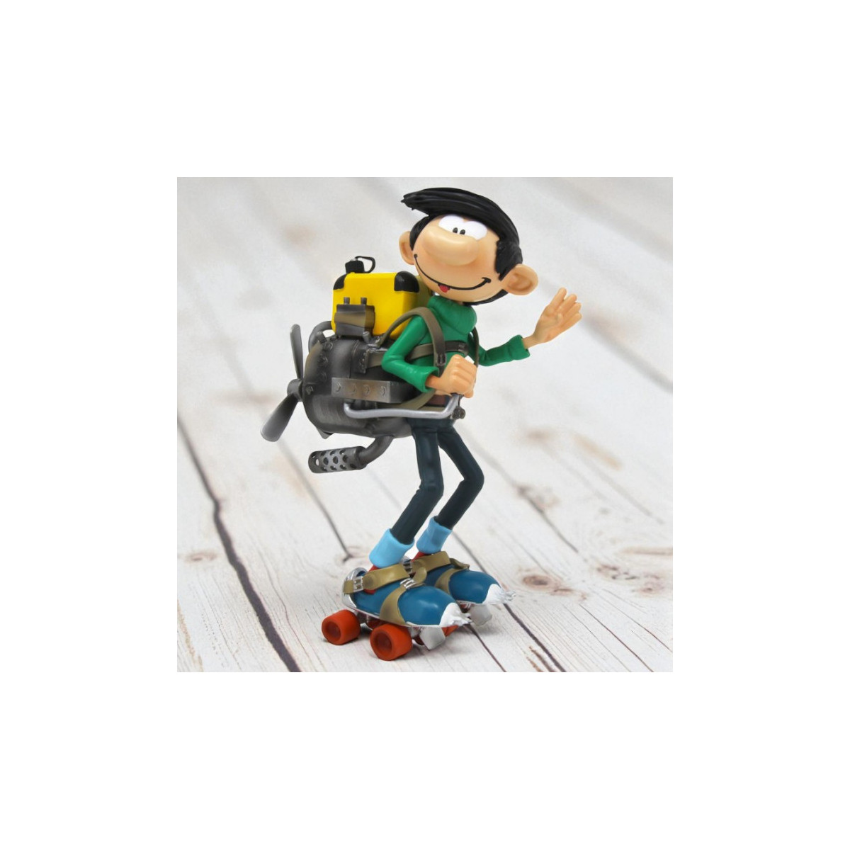 Plastoy Gaston Lagaffe - Gaston Lagaffe, Motor auf Rollschuhen