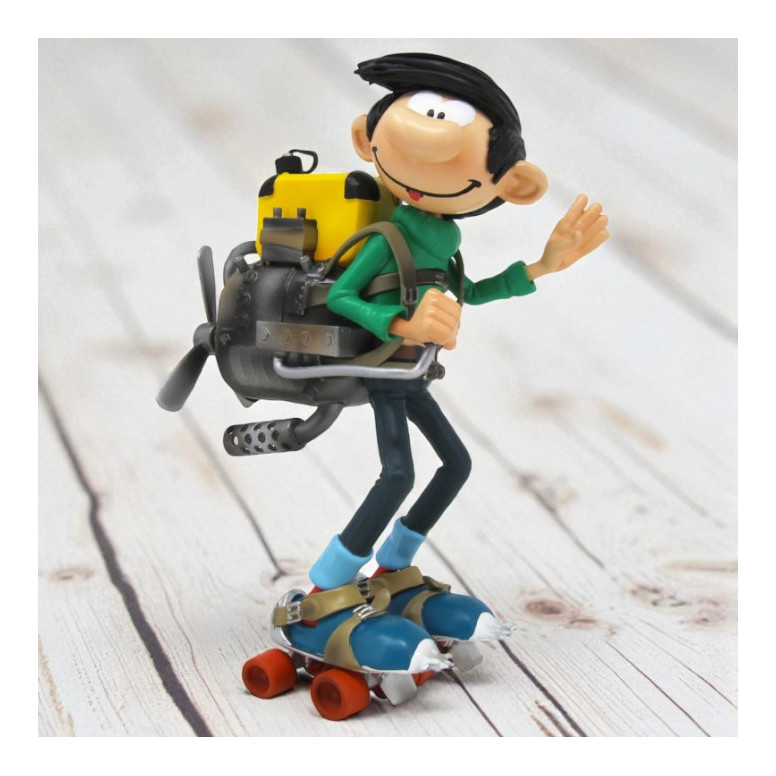 Plastoy Gaston Lagaffe - Gaston Lagaffe, Motor auf Rollschuhen