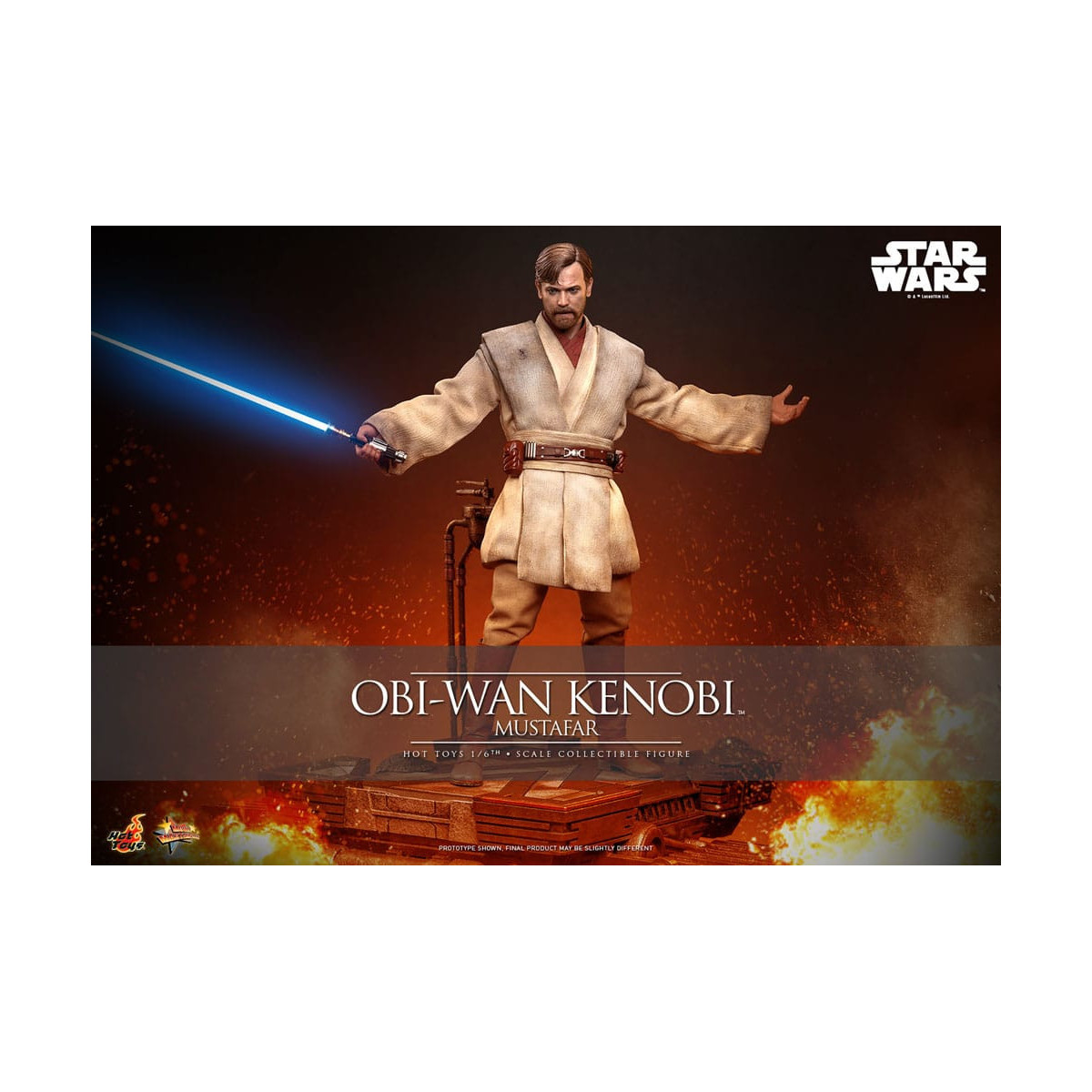 Hot toys Star Wars: Obi-Wan Kenobi (Mustafar) 1/6 - Episode III: Die Rache der Sith