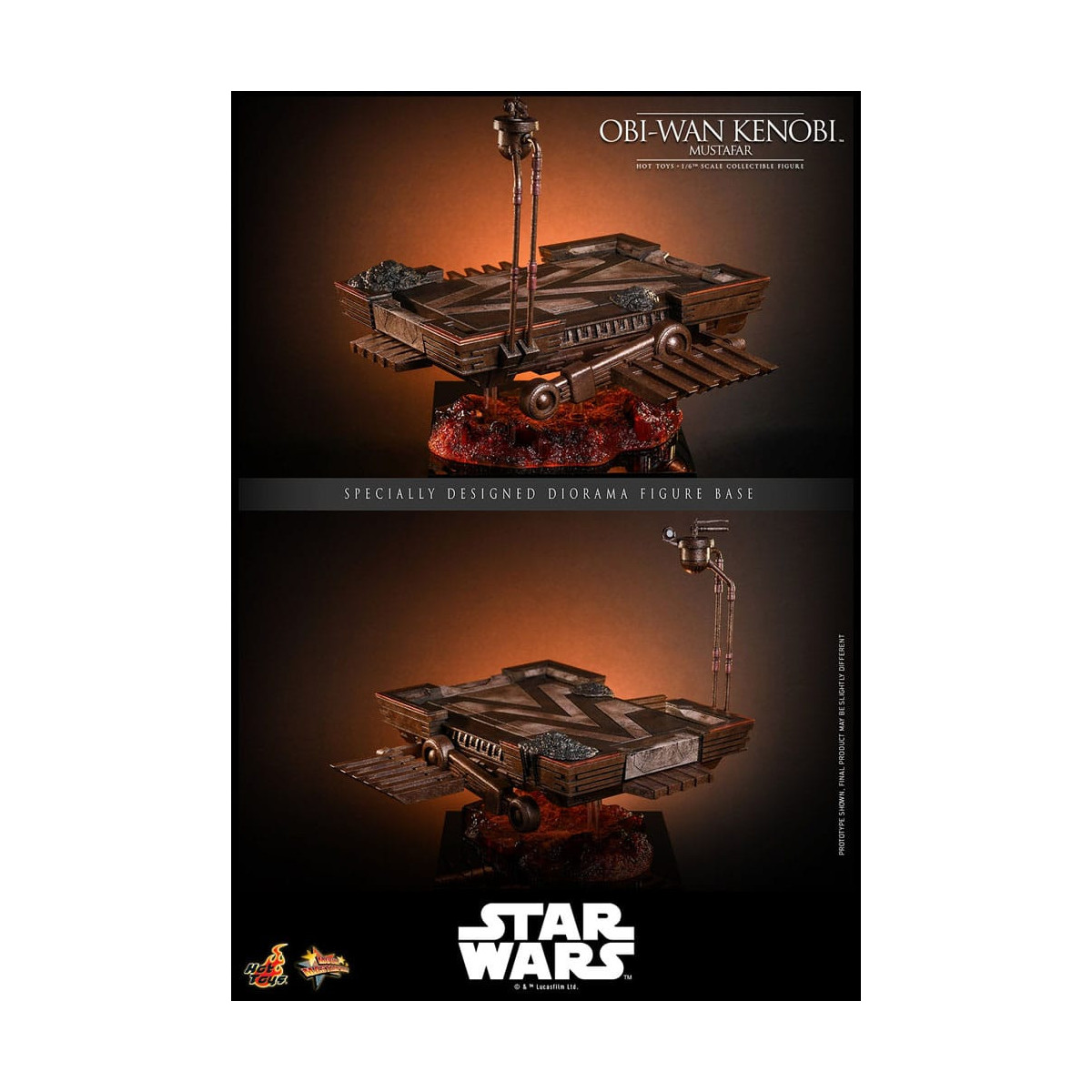 Hot toys Star Wars: Obi-Wan Kenobi (Mustafar) 1/6 - Episode III: Die Rache der Sith