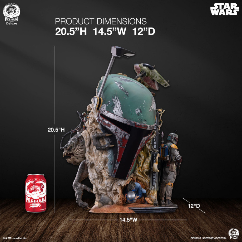 PCS Star Wars - Boba Fett Fine Art Büste Deluxe